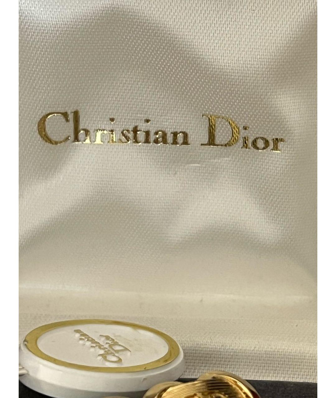 CHRISTIAN DIOR Золотые запонки, фото 4