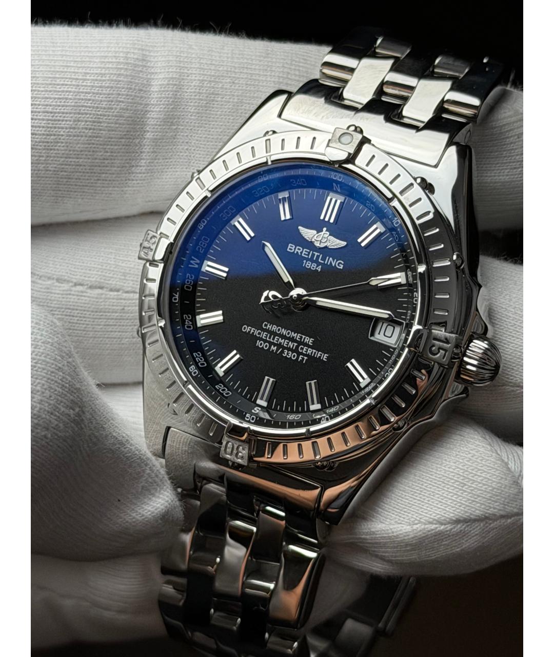 BREITLING Черные часы, фото 4