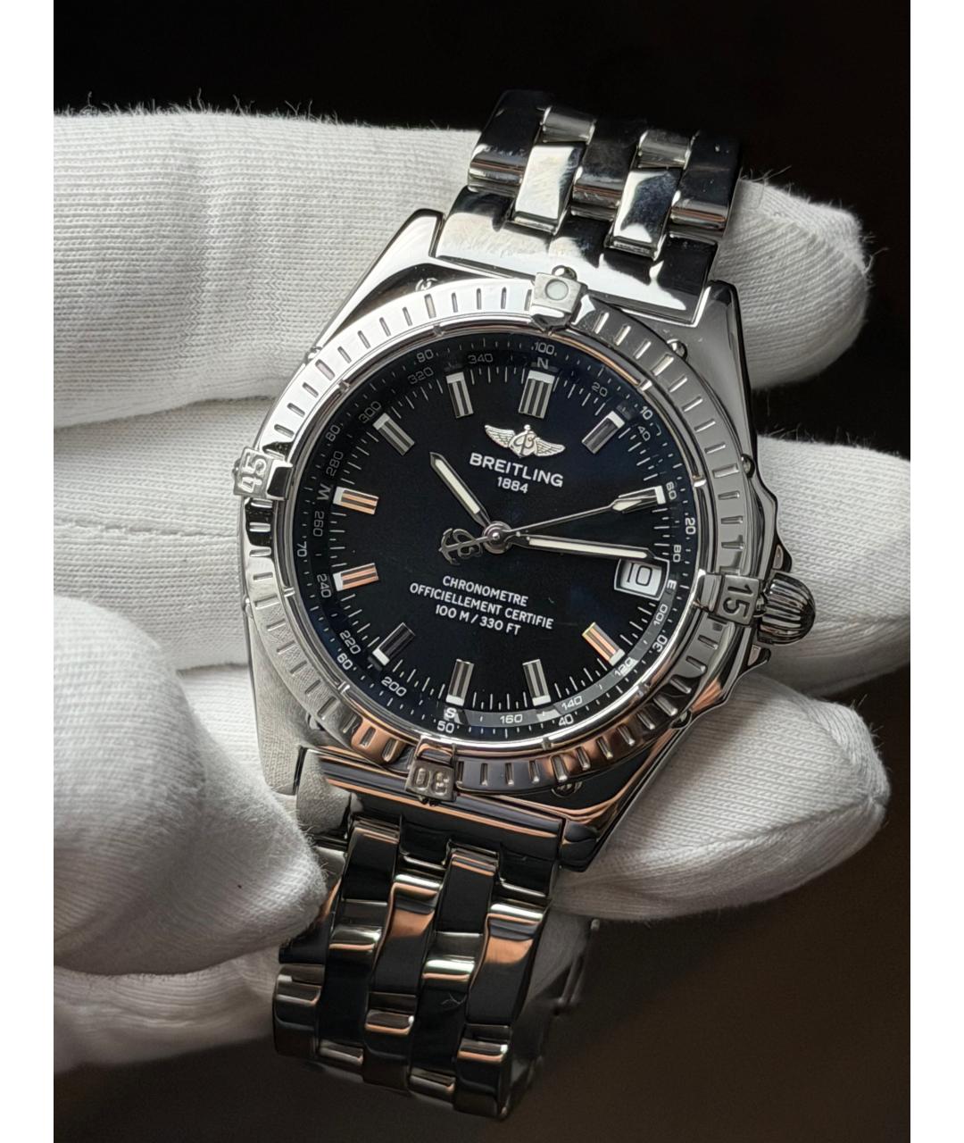 BREITLING Черные часы, фото 3