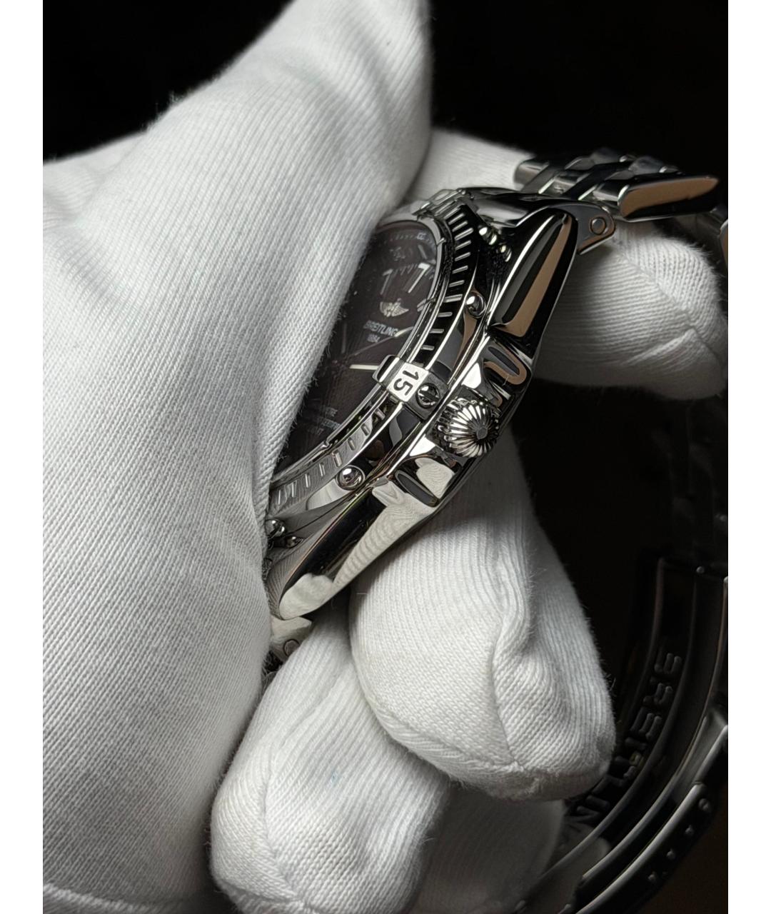 BREITLING Черные часы, фото 5