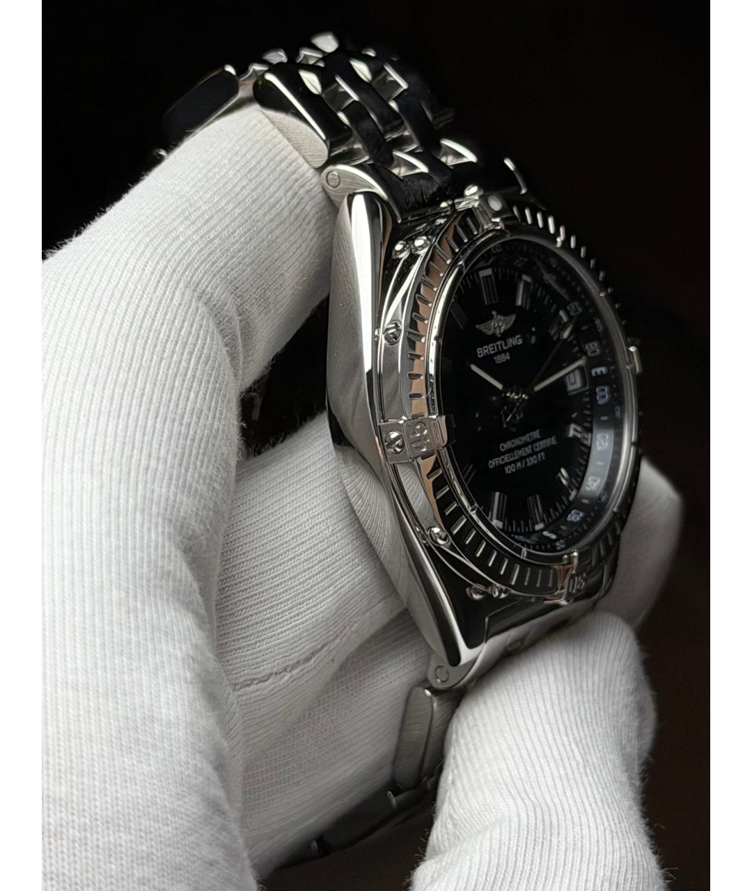BREITLING Черные часы, фото 6