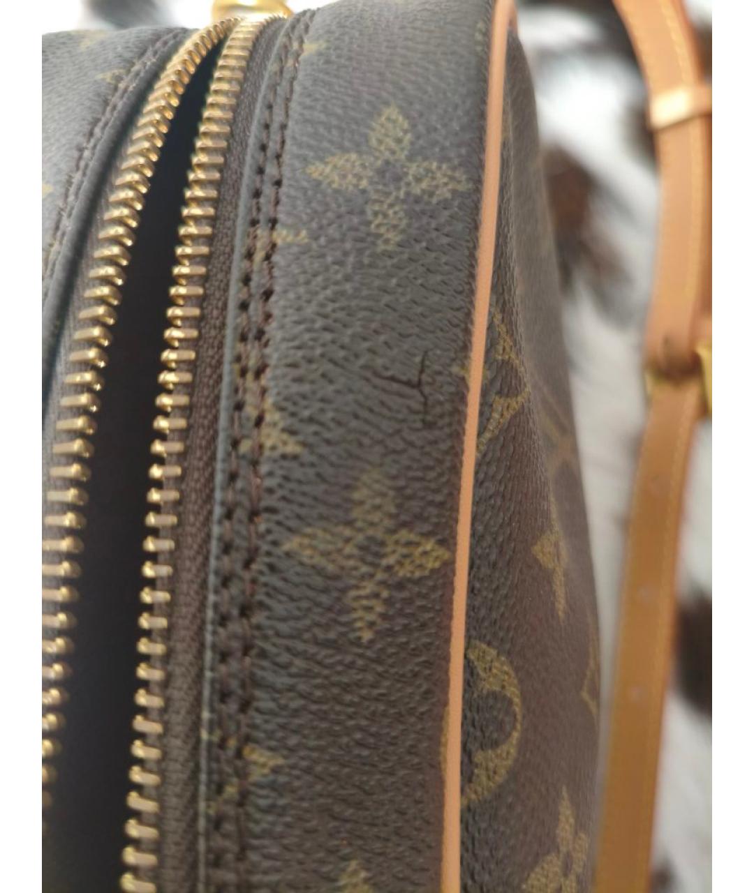 LOUIS VUITTON Коричневая сумка на плечо из канвы, фото 8