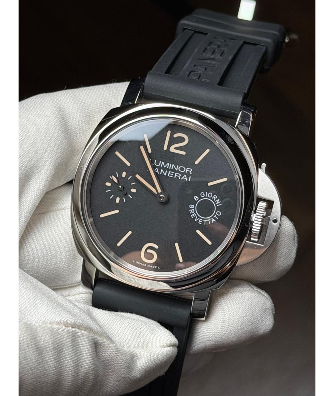 PANERAI Черные часы, фото 2