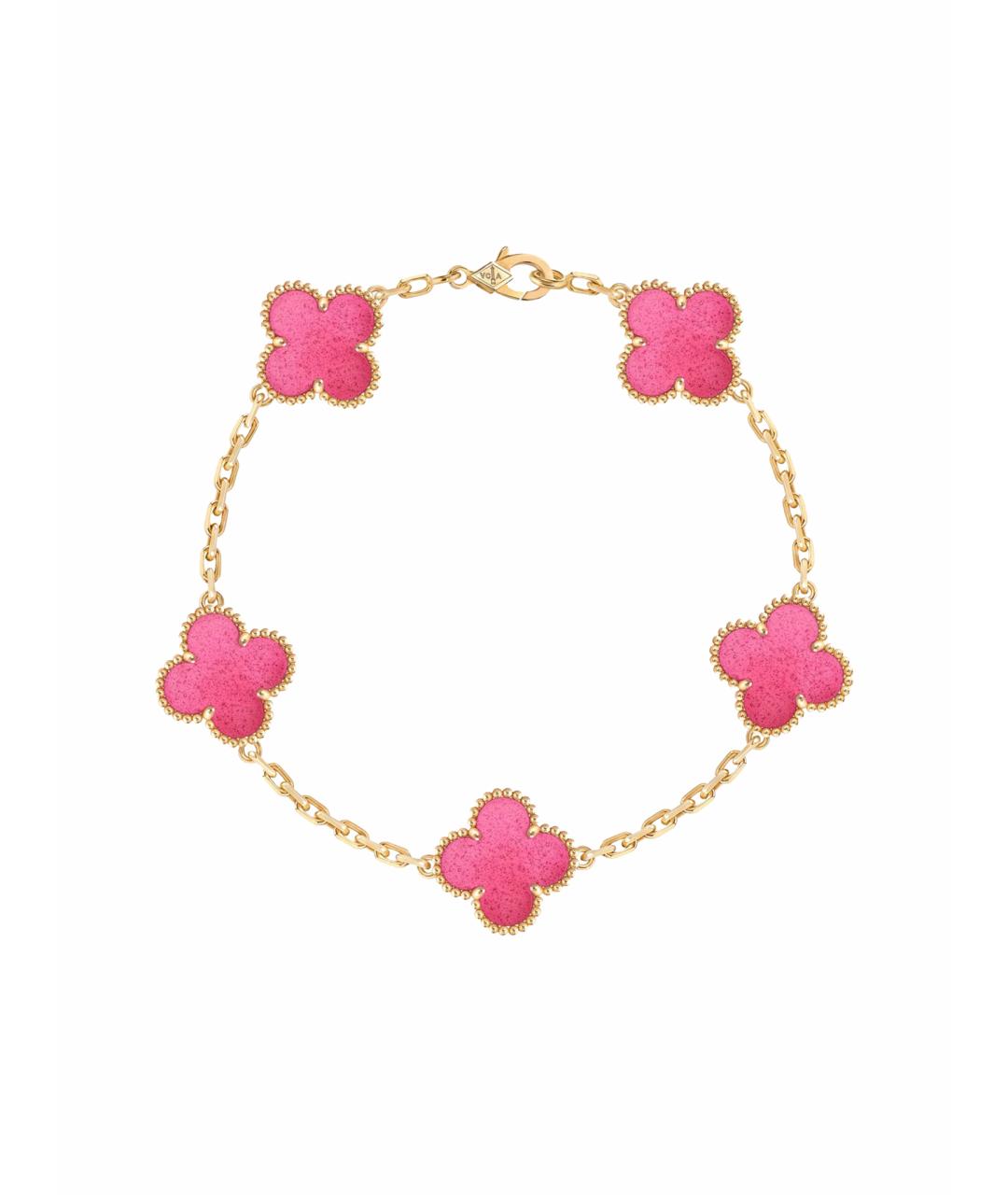 VAN CLEEF & ARPELS Розовая подвеска из желтого золота, фото 1