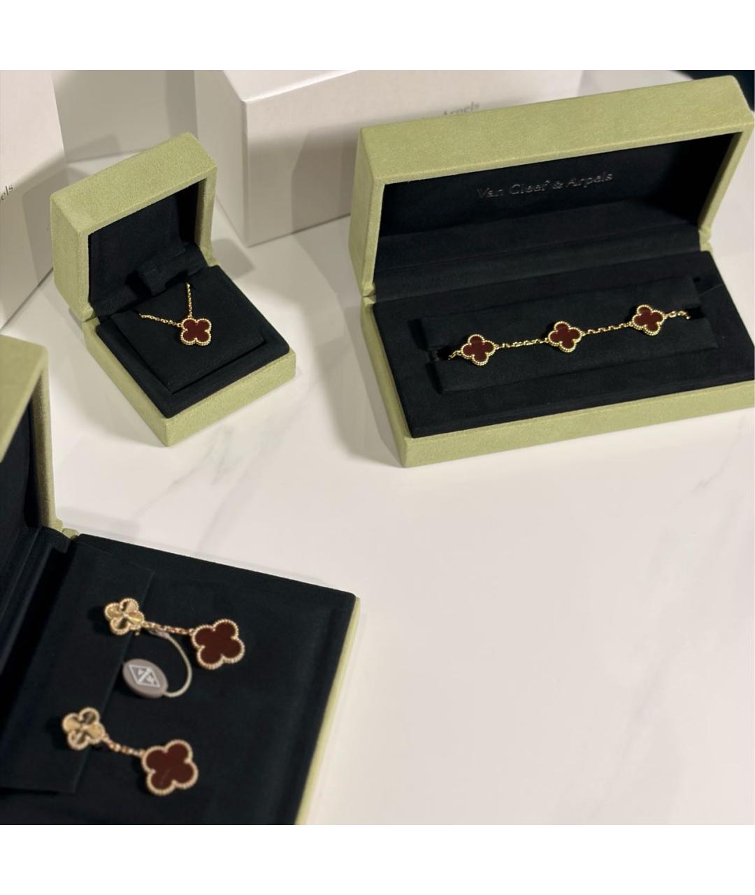 VAN CLEEF & ARPELS Розовая подвеска из желтого золота, фото 5