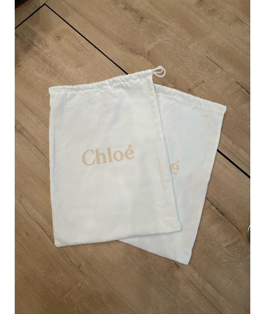 CHLOE Бежевые резиновые сапоги, фото 5