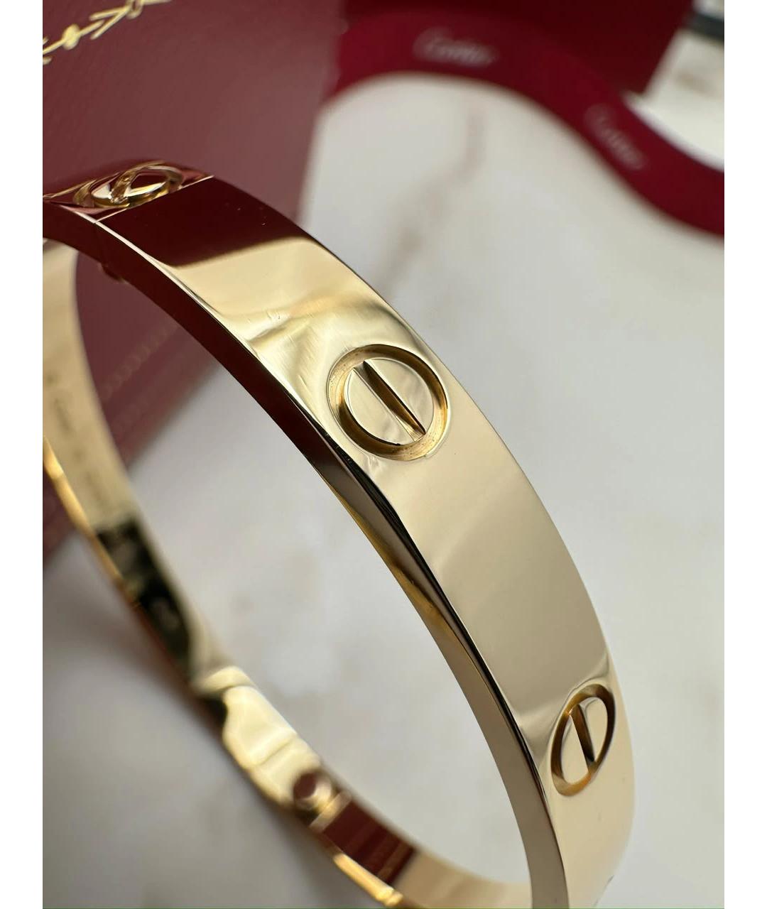 CARTIER Золотой браслет из желтого золота, фото 3