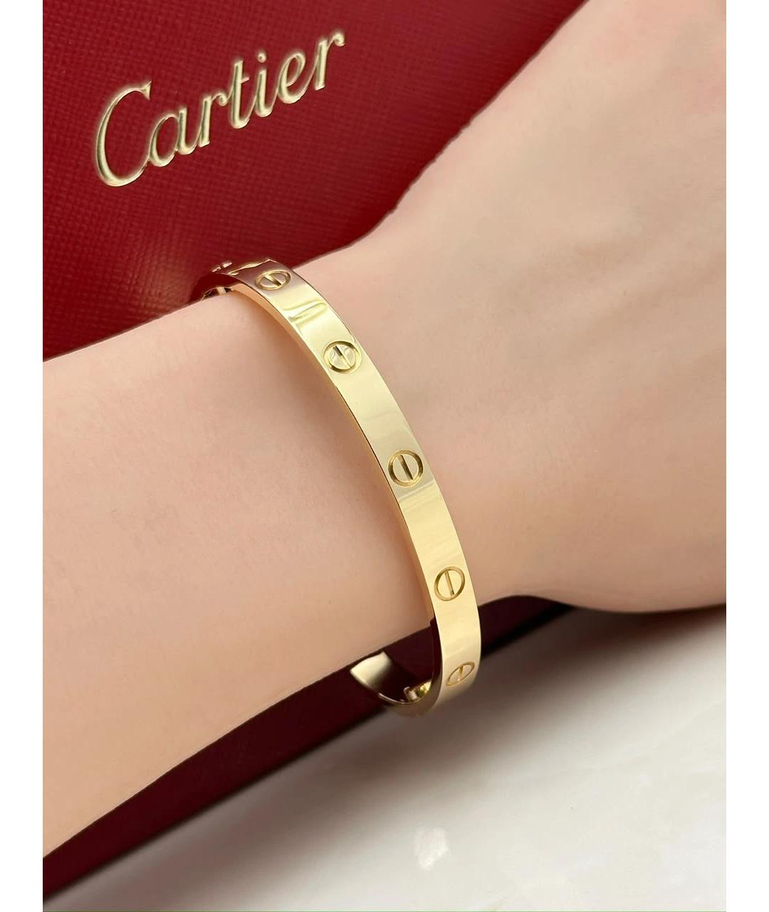 CARTIER Золотой браслет из желтого золота, фото 2