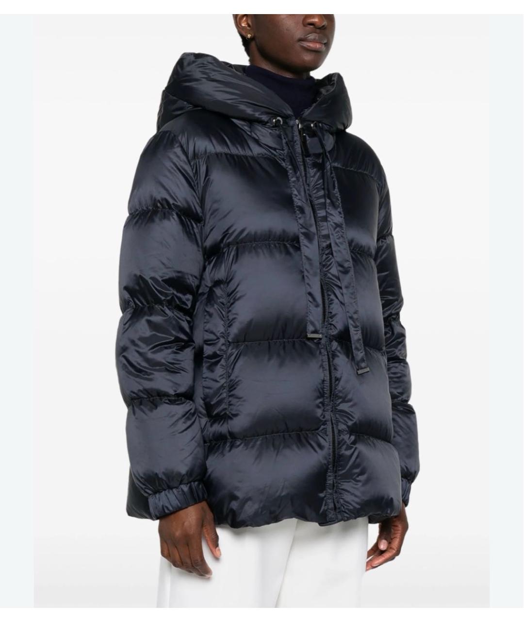 MAX MARA Темно-синий пуховик, фото 2