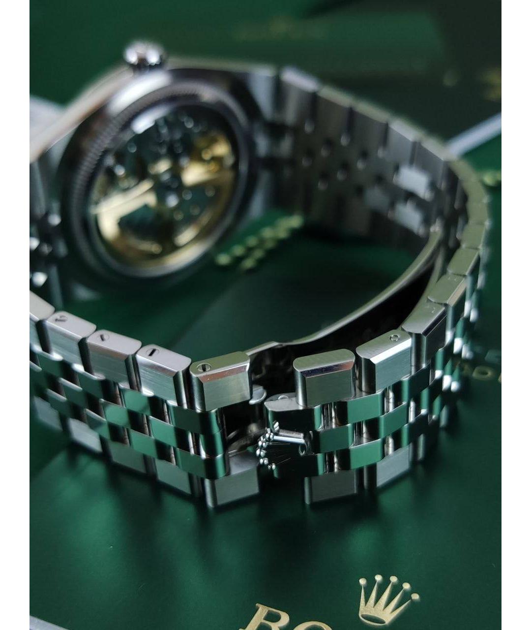 ROLEX Белые часы из белого золота, фото 6