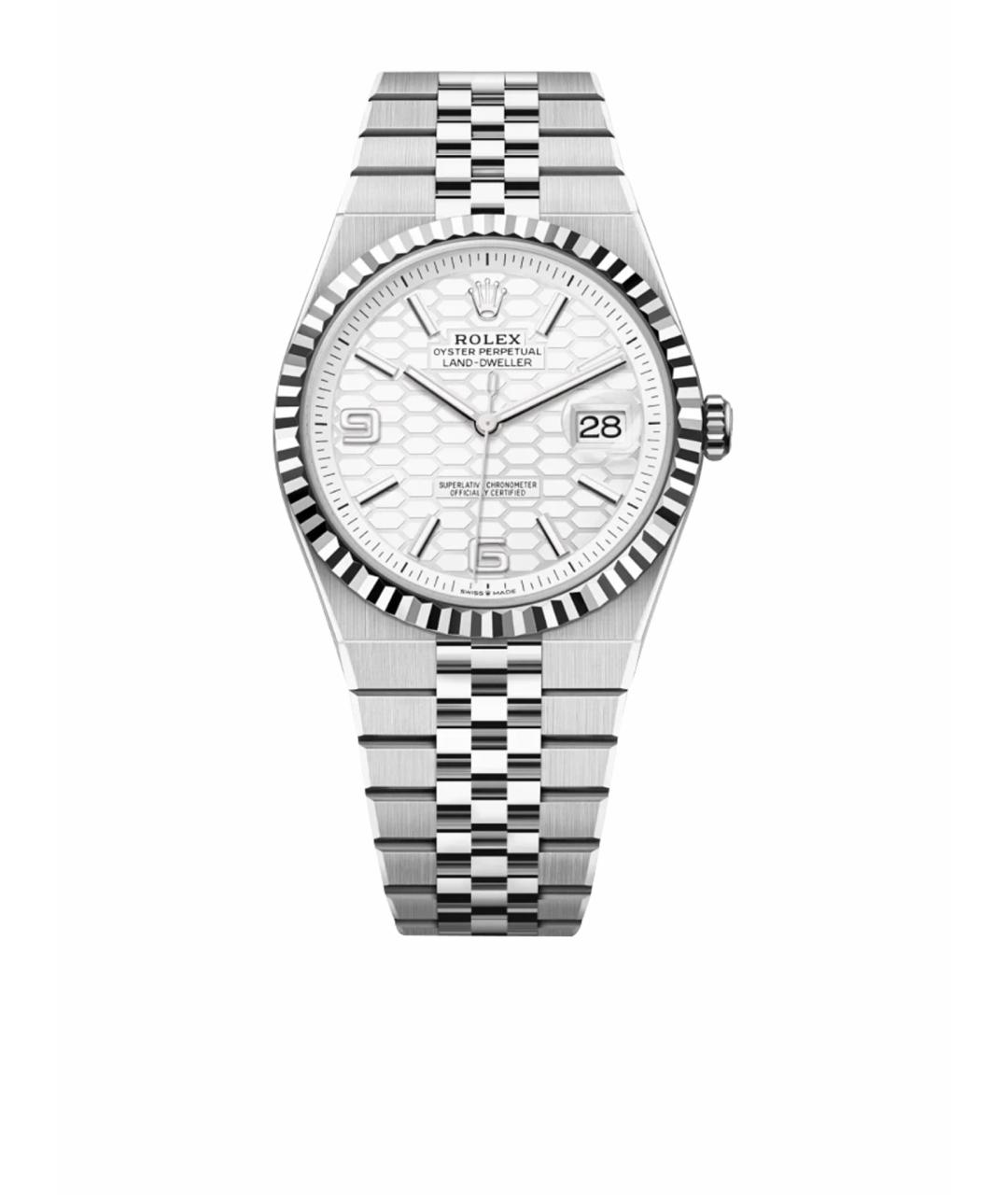 ROLEX Белые часы из белого золота, фото 1