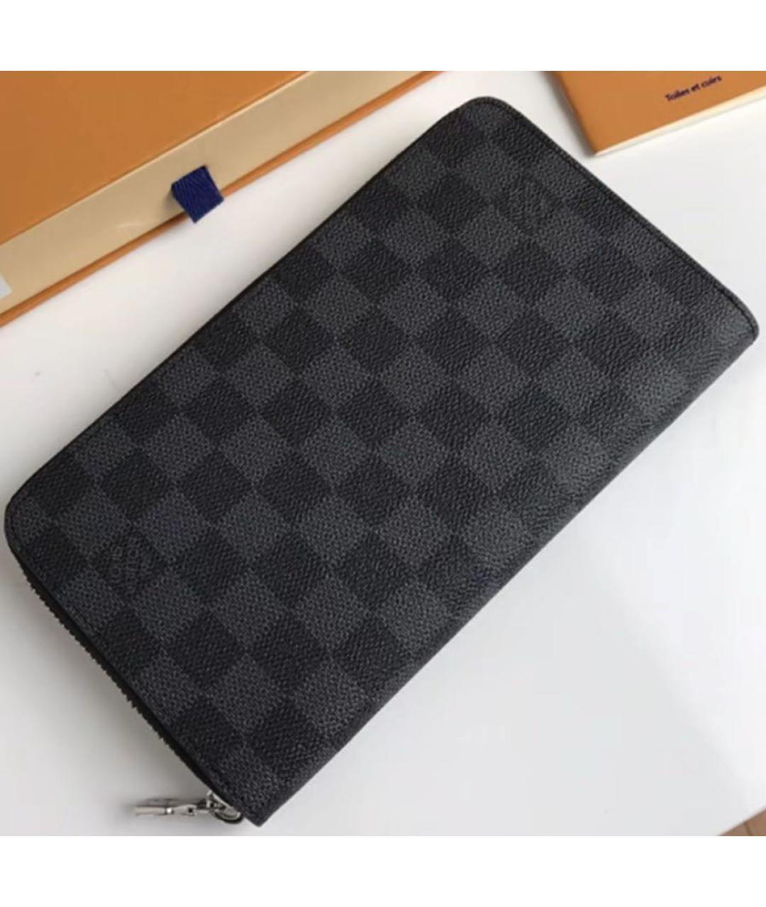 LOUIS VUITTON Черный кошелек, фото 4