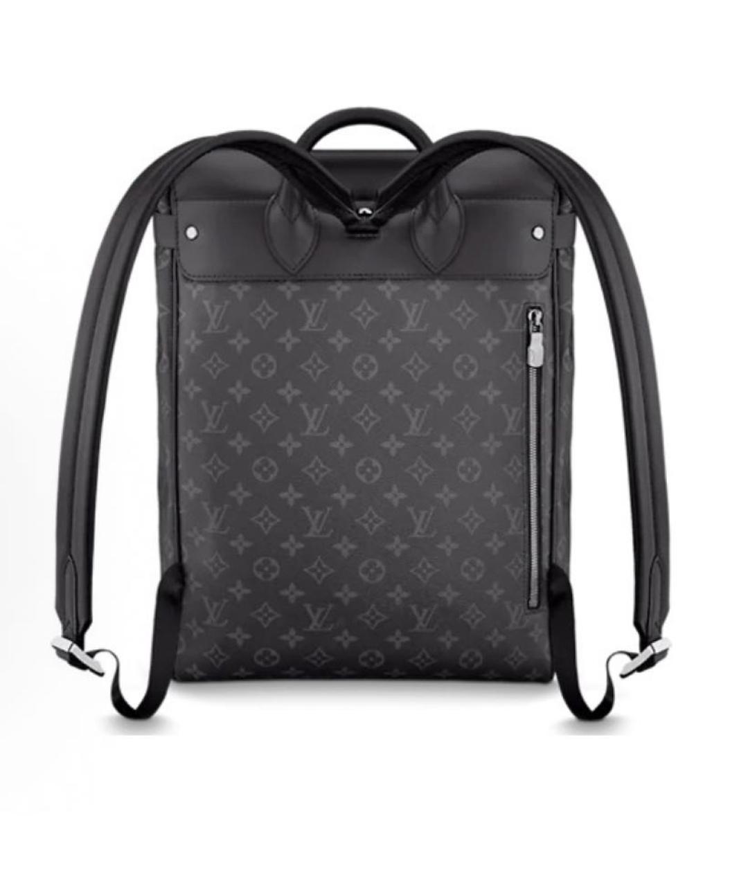 LOUIS VUITTON Серый рюкзак из канвы, фото 2