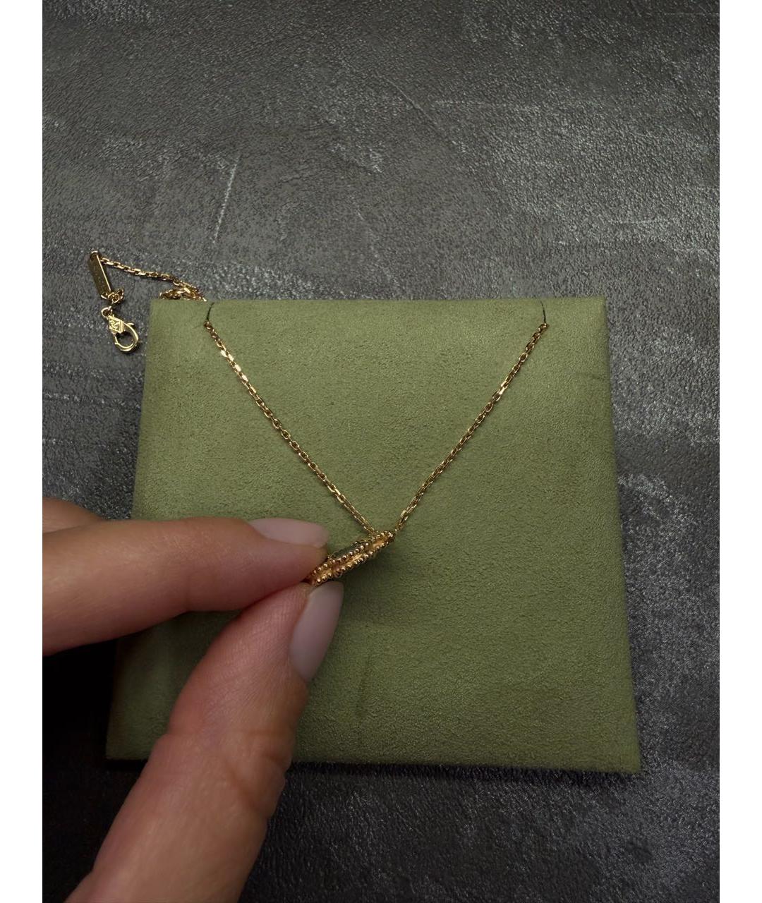 VAN CLEEF & ARPELS Зеленая подвеска из желтого золота, фото 3
