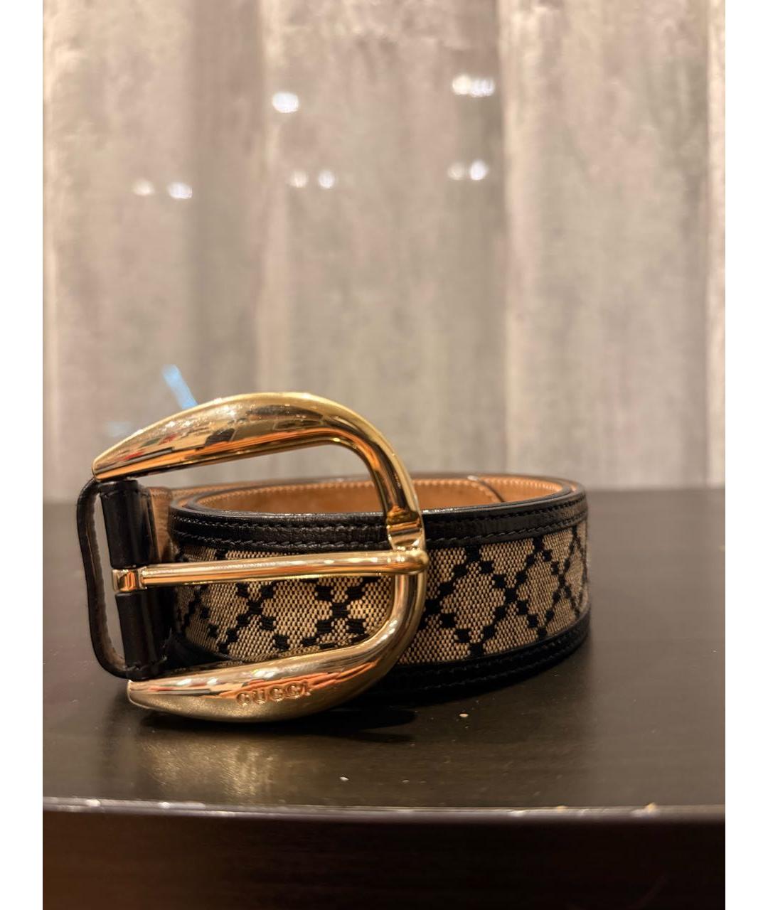 GUCCI Бежевый кожаный ремень, фото 7