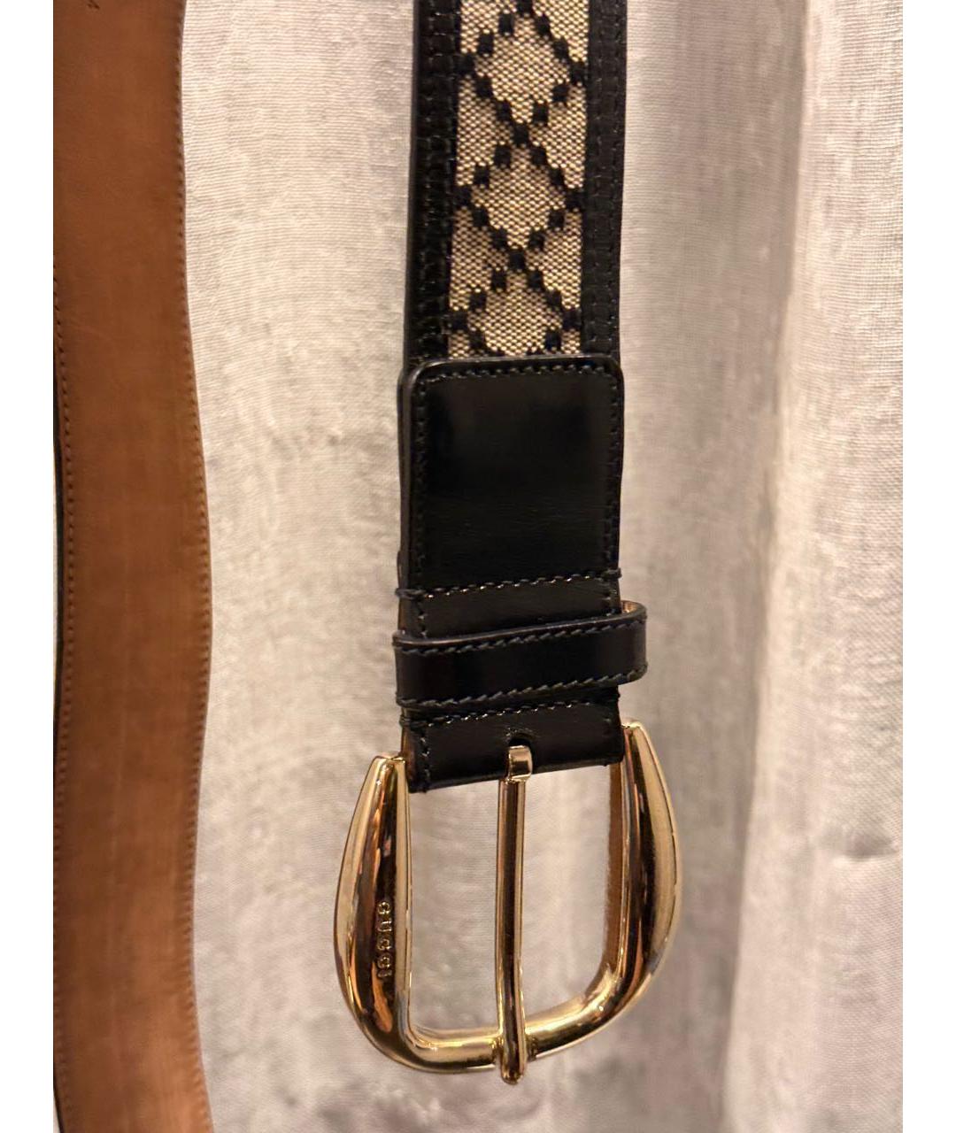 GUCCI Бежевый кожаный ремень, фото 2