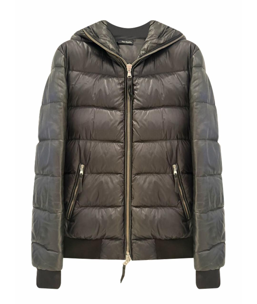 THE KOOPLES Черная куртка из кожи аллигатора, фото 1