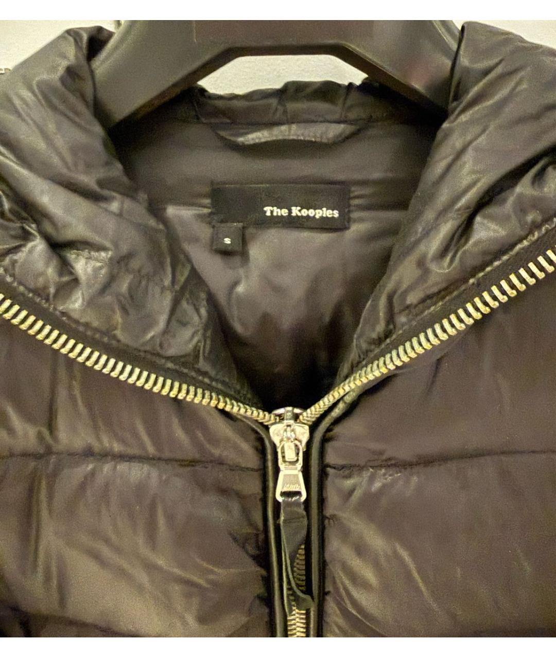 THE KOOPLES Черная куртка из кожи аллигатора, фото 3