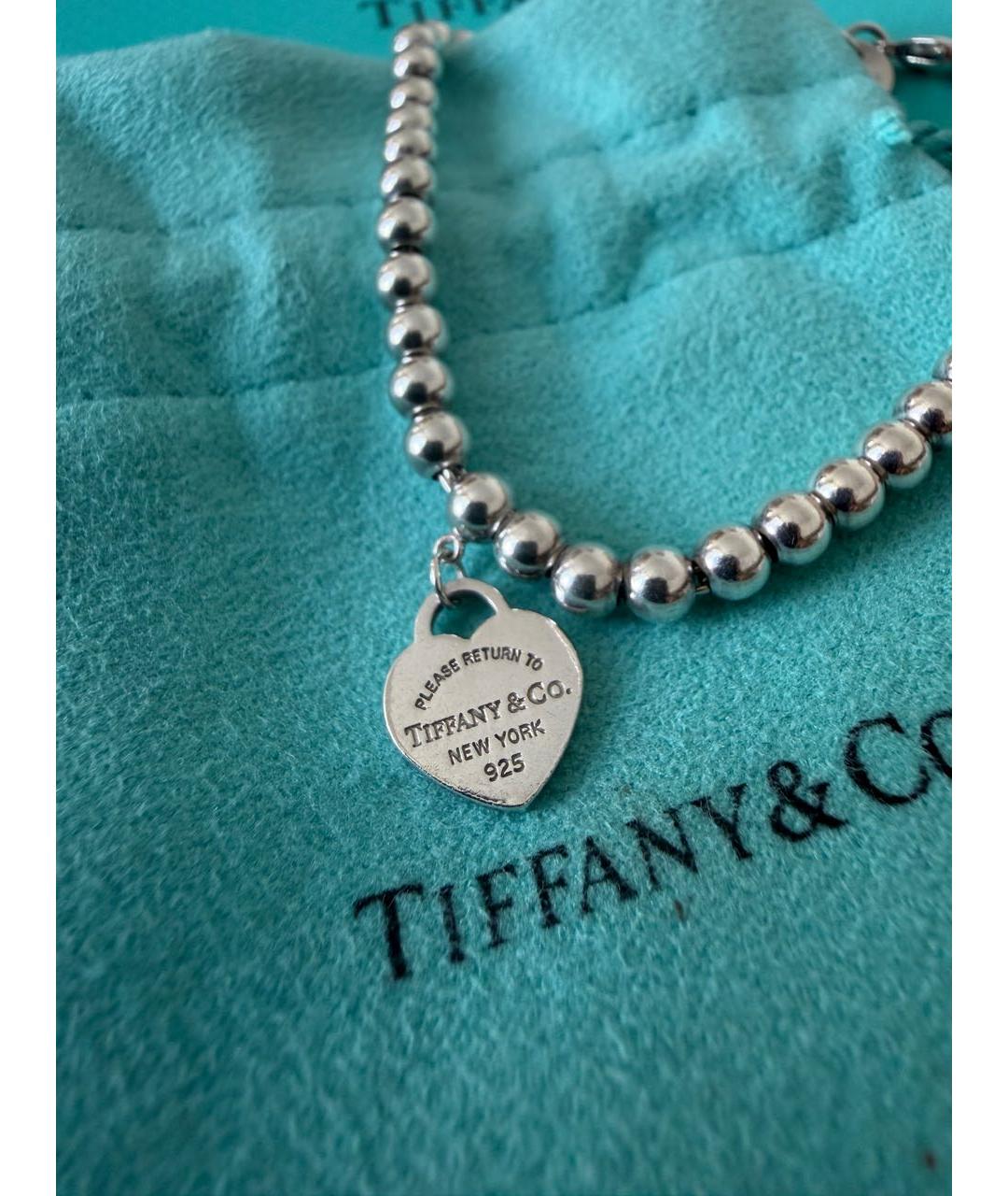 TIFFANY&CO Серебряный серебряный браслет, фото 6