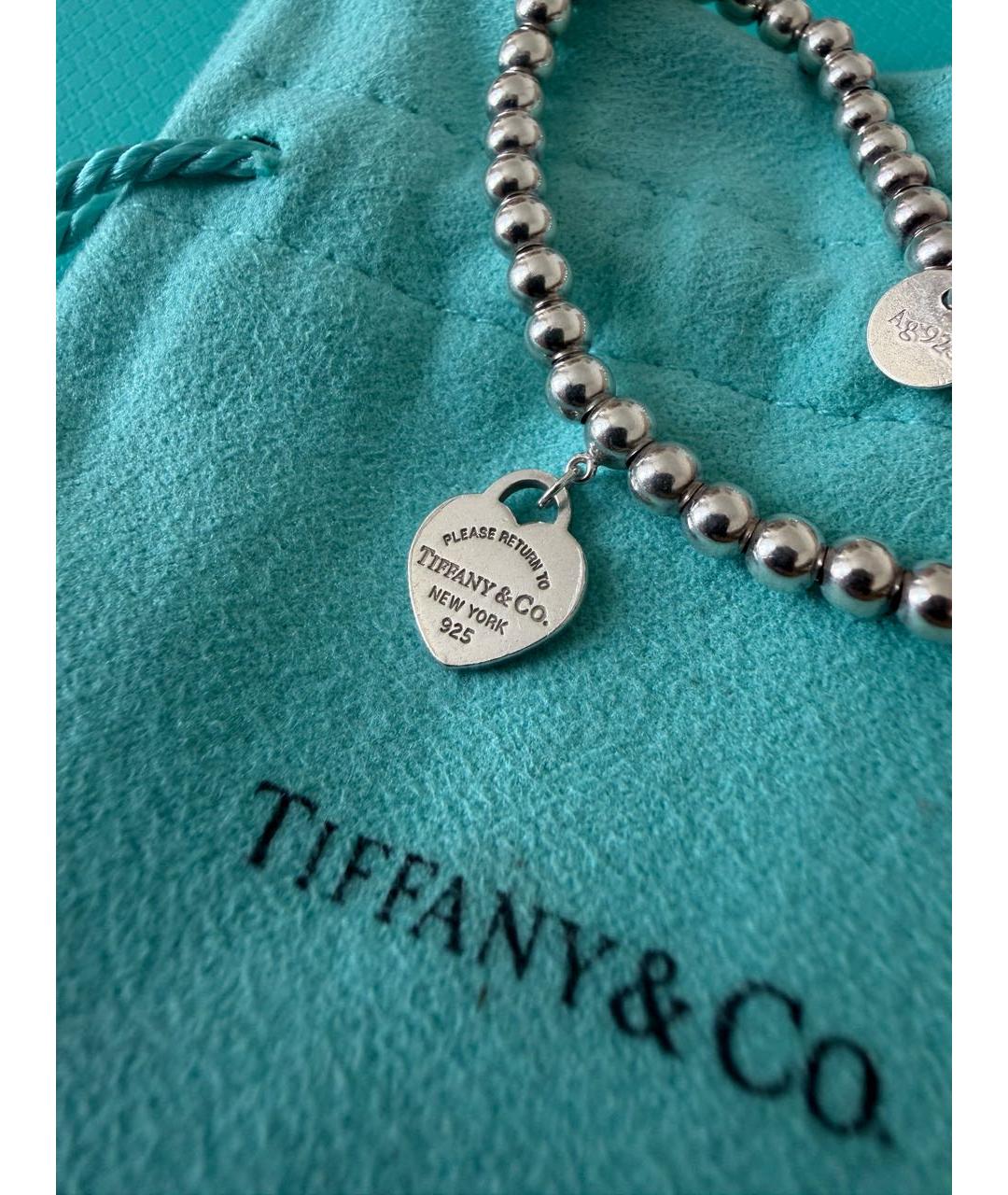 TIFFANY&CO Серебряный серебряный браслет, фото 5