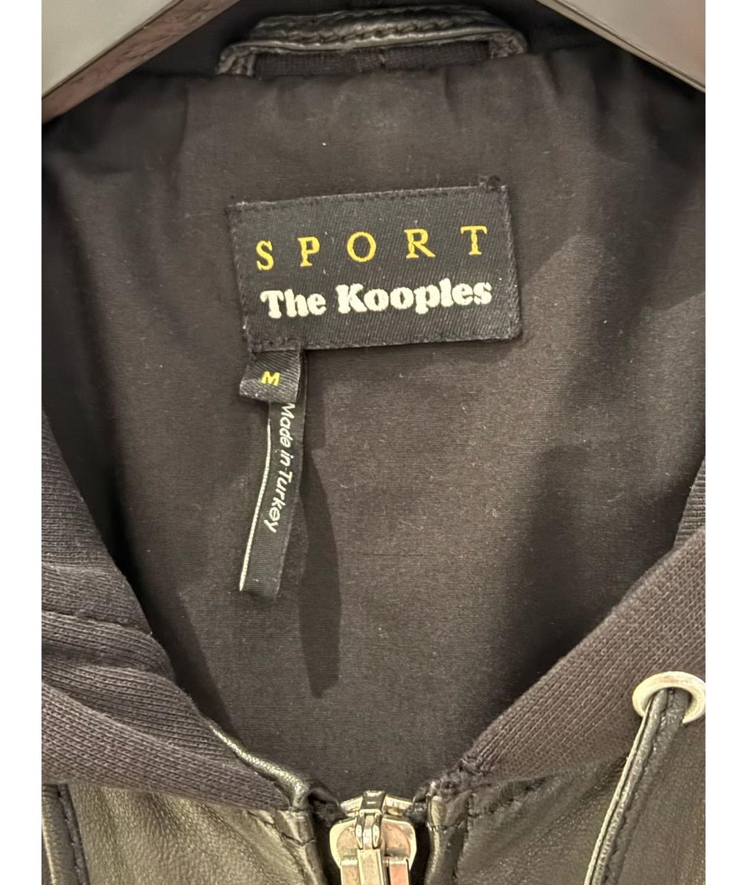 THE KOOPLES Черная куртка из кожи аллигатора, фото 3
