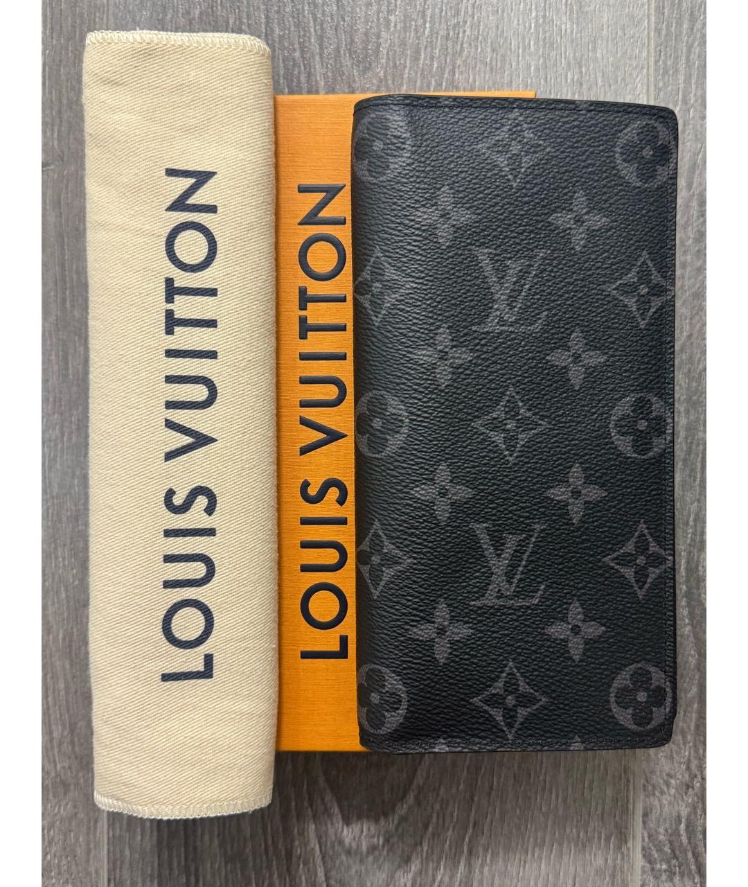 LOUIS VUITTON Черный кошелек, фото 8