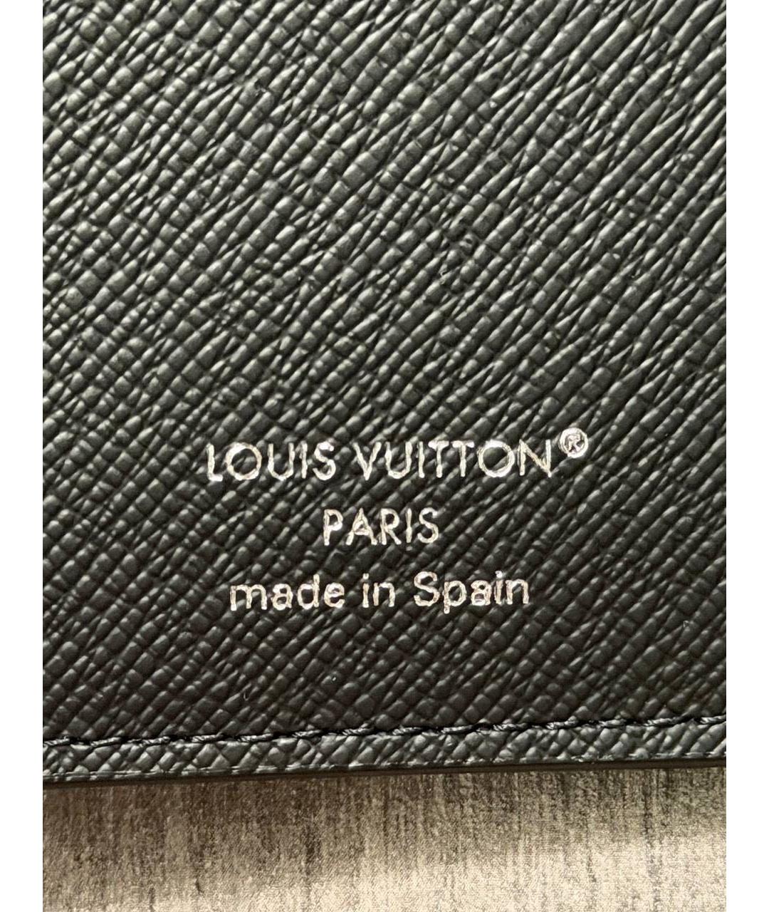 LOUIS VUITTON Черный кошелек, фото 5
