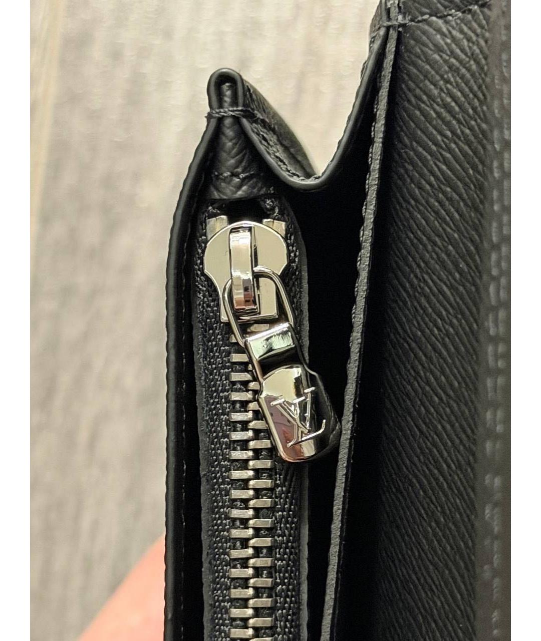 LOUIS VUITTON Черный кошелек, фото 6