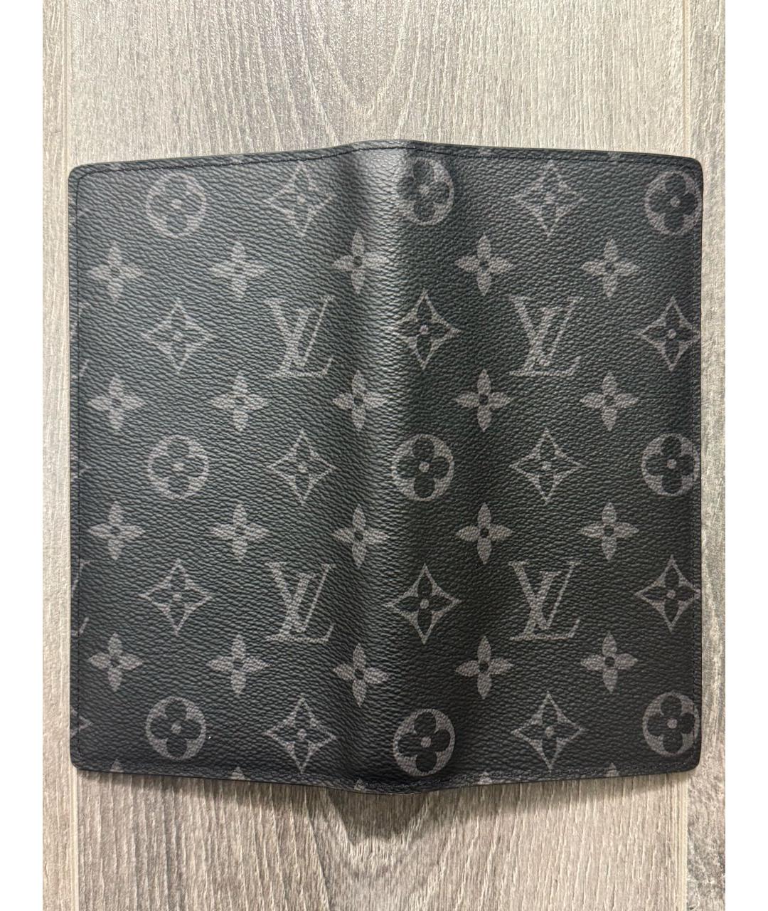 LOUIS VUITTON Черный кошелек, фото 7
