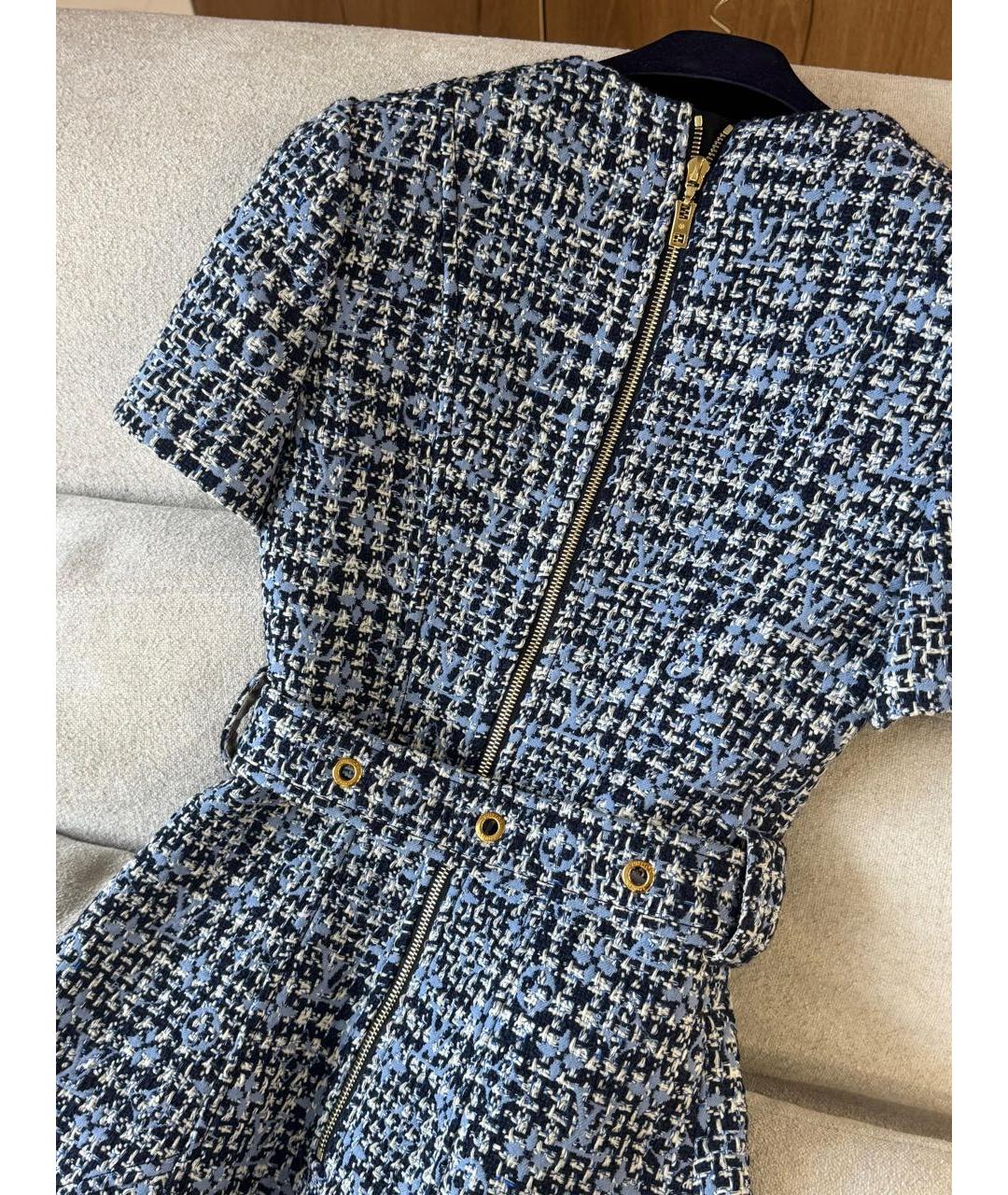 LOUIS VUITTON Мульти повседневное платье, фото 4
