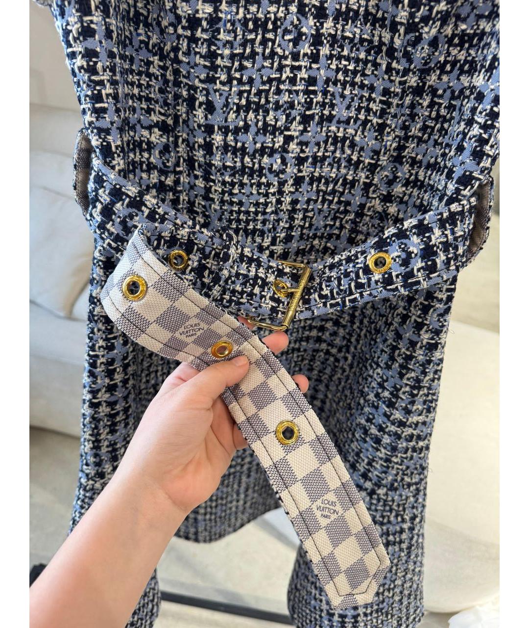 LOUIS VUITTON Мульти повседневное платье, фото 7
