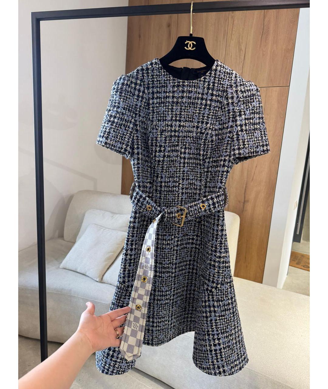 LOUIS VUITTON Мульти повседневное платье, фото 5