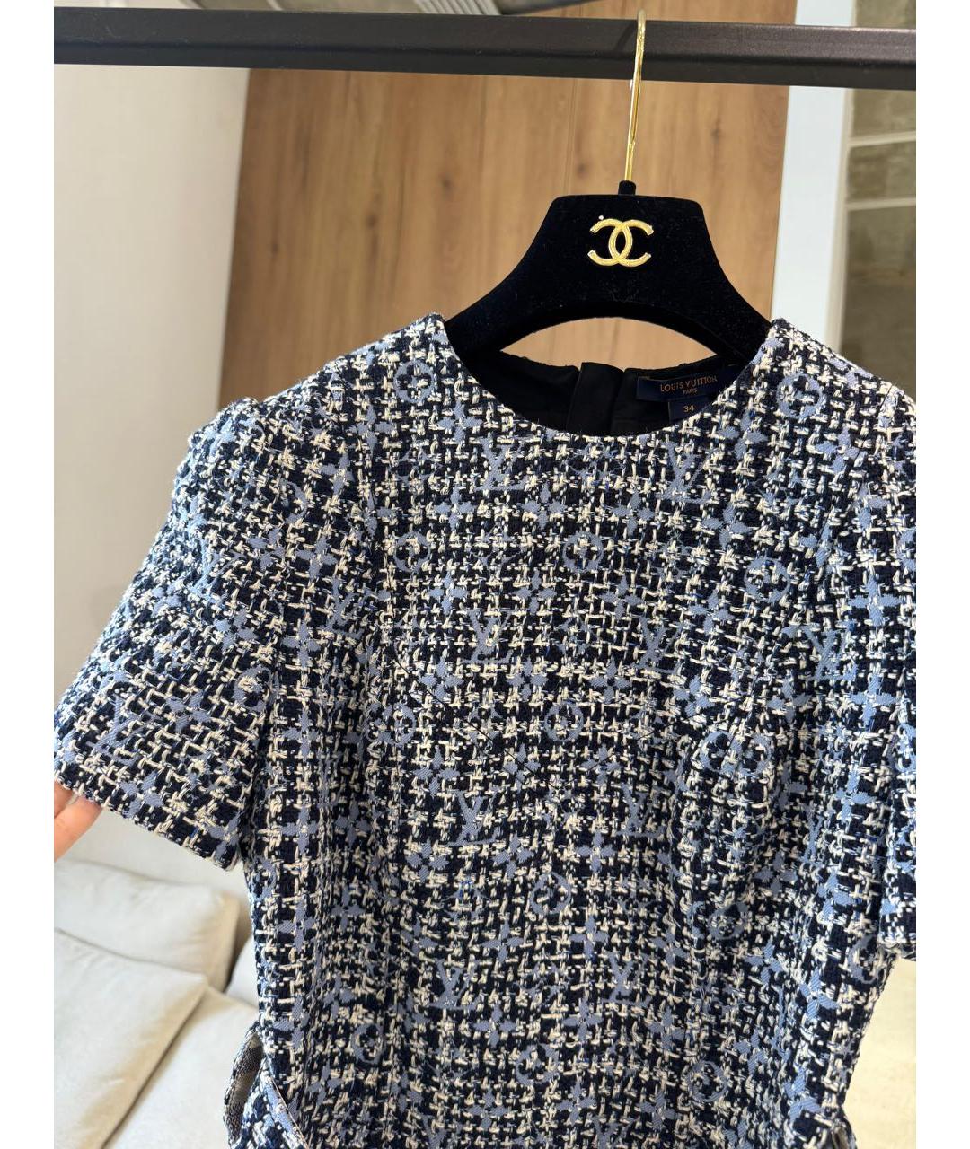 LOUIS VUITTON Мульти повседневное платье, фото 8
