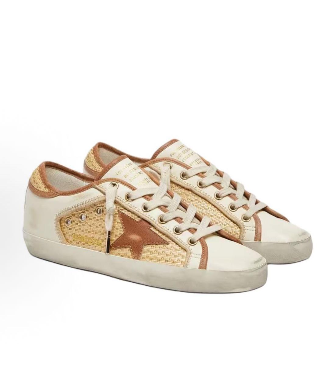 GOLDEN GOOSE Горчичные кеды, фото 2
