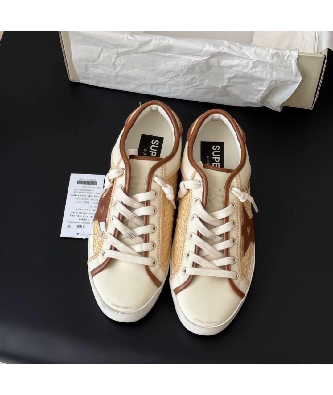 GOLDEN GOOSE Горчичные кеды, фото 5