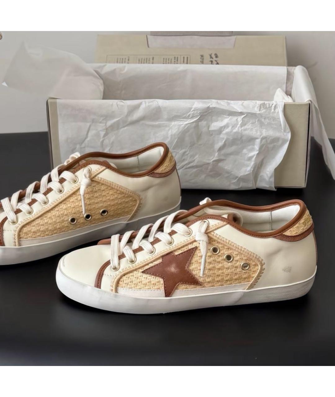 GOLDEN GOOSE Горчичные кеды, фото 6