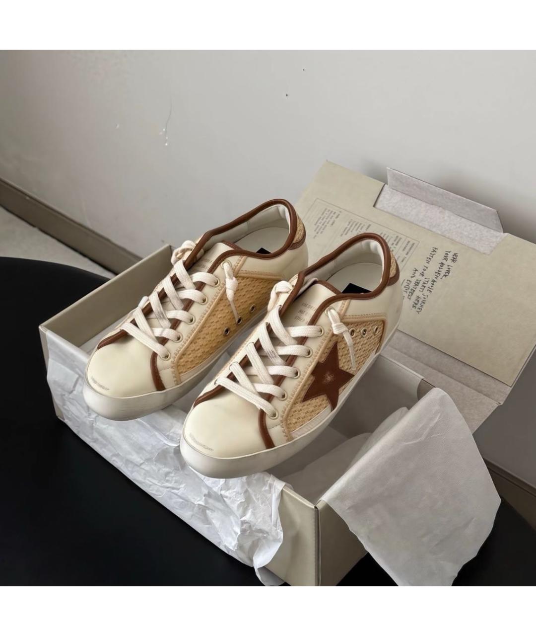 GOLDEN GOOSE Горчичные кеды, фото 4