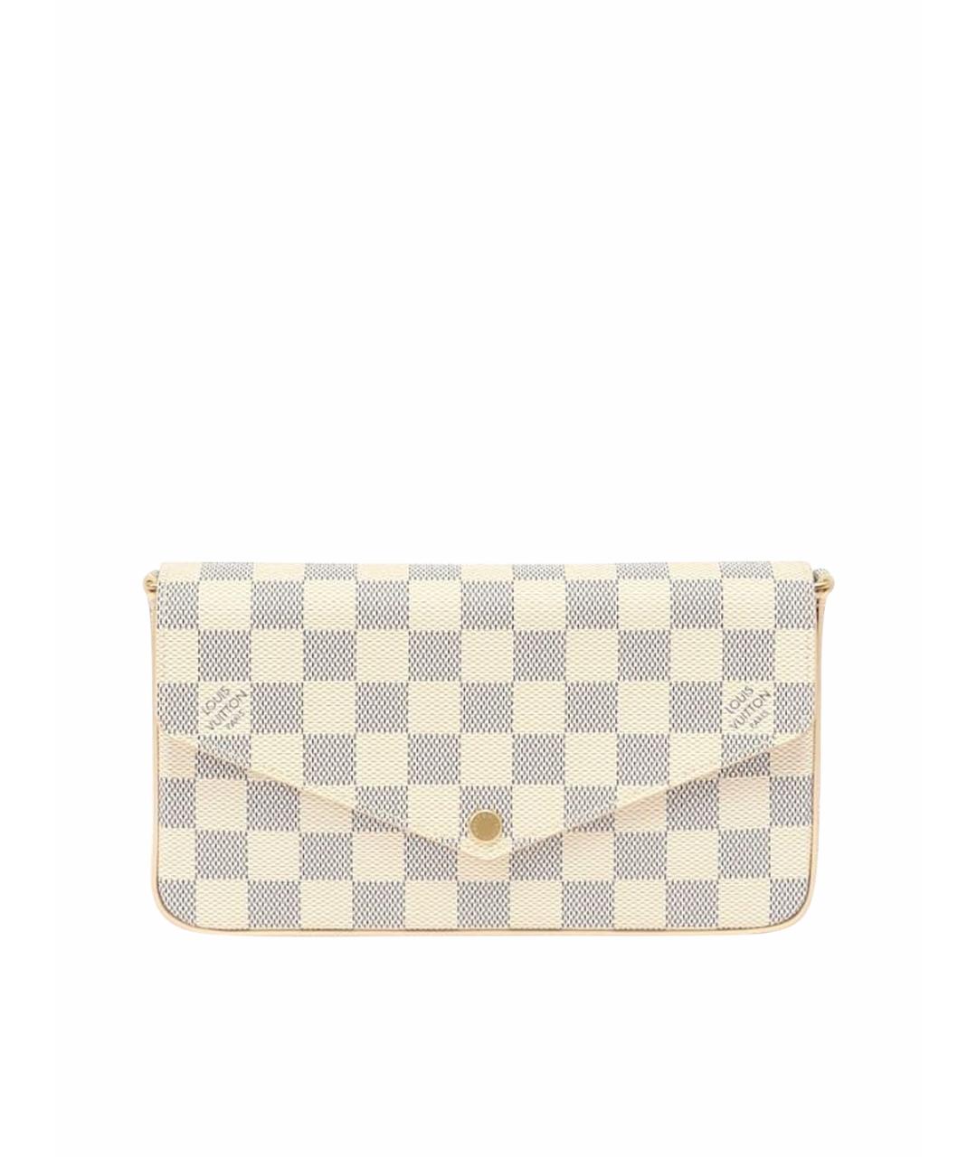 LOUIS VUITTON Белая сумка через плечо из канвы, фото 1