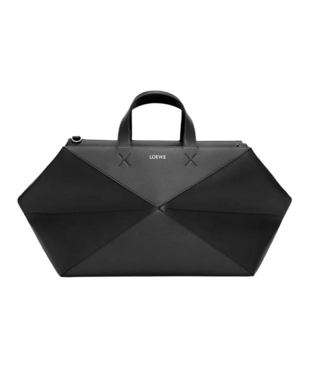 LOEWE Черная кожаная сумка на плечо, фото 2