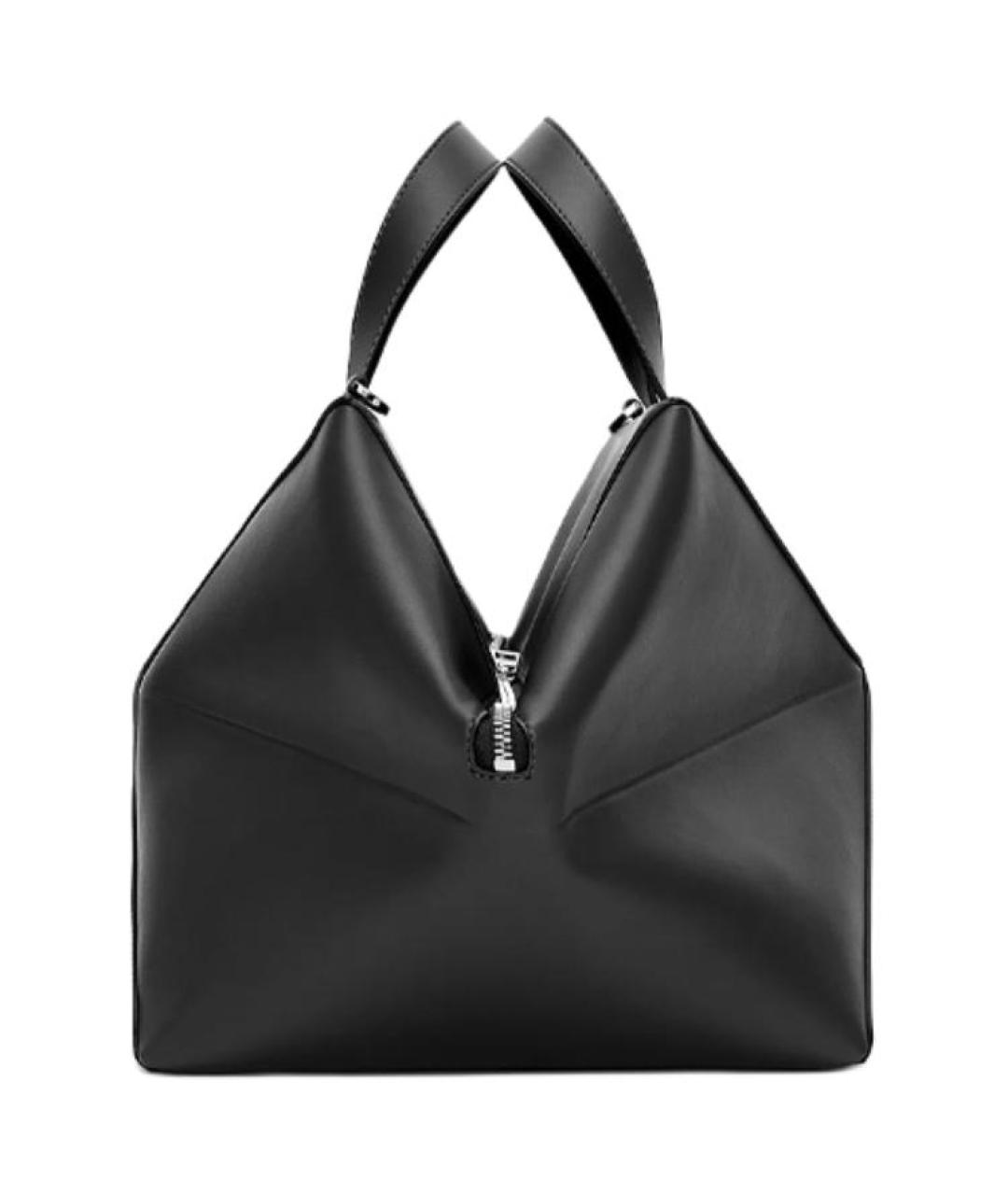 LOEWE Черная кожаная сумка на плечо, фото 4
