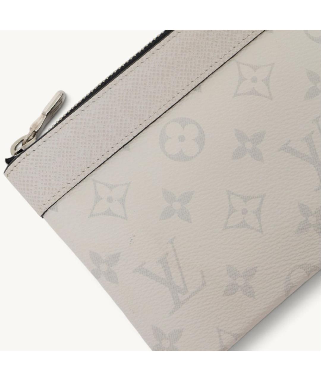 LOUIS VUITTON Белый кошелек из искусственной кожи, фото 3