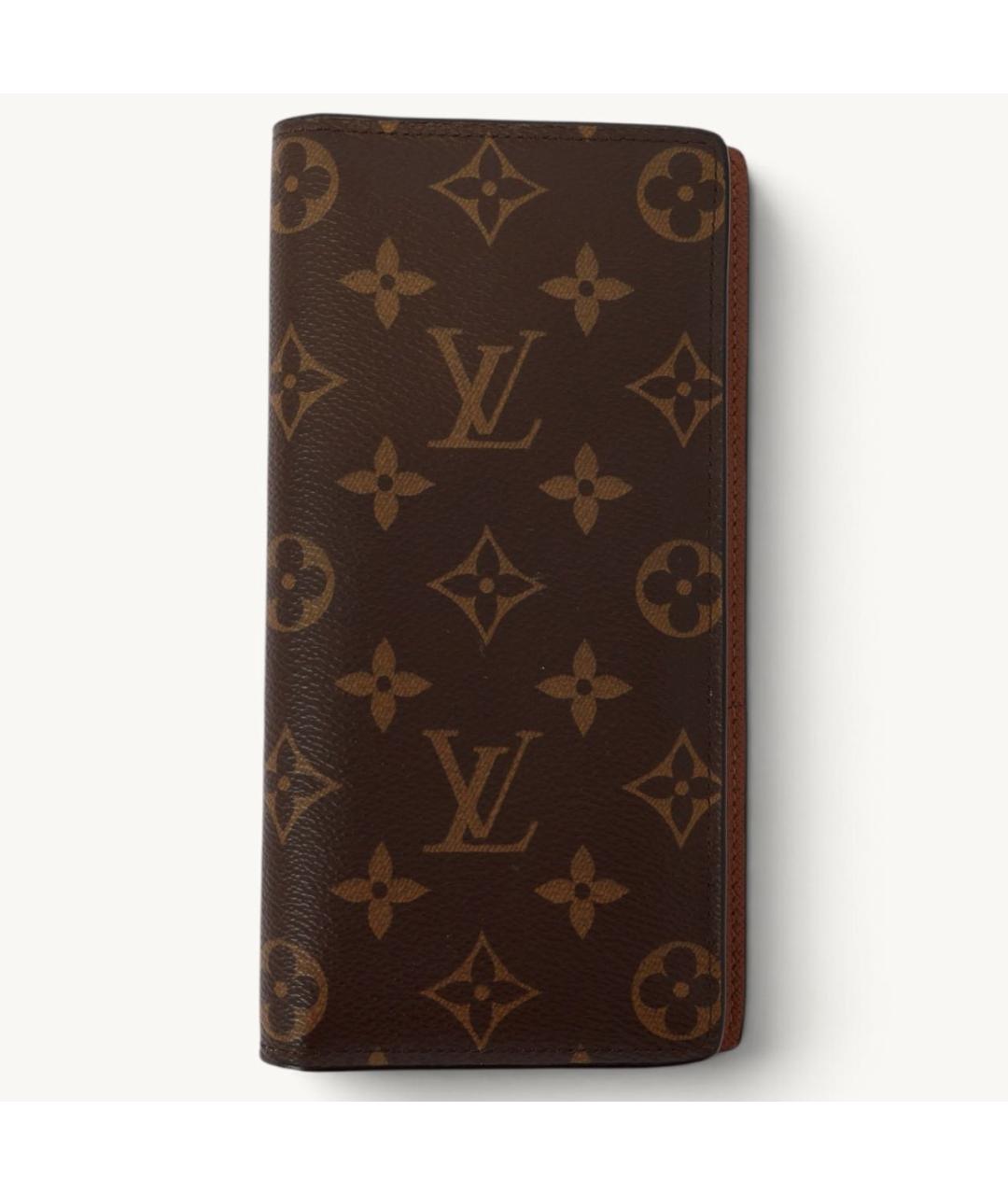 LOUIS VUITTON Коричневый кошелек из искусственной кожи, фото 5