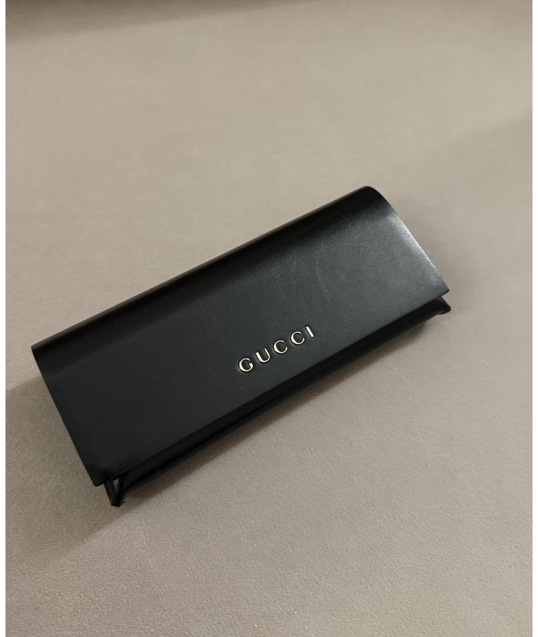 GUCCI Коричневые пластиковые солнцезащитные очки, фото 4
