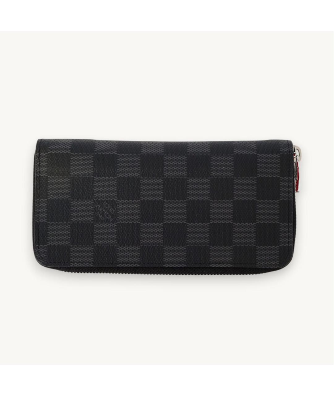 LOUIS VUITTON Черный кошелек из искусственной кожи, фото 4