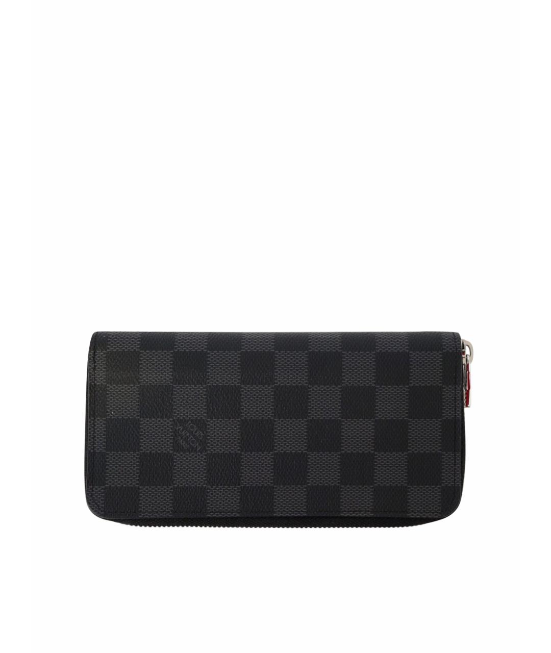 LOUIS VUITTON Черный кошелек из искусственной кожи, фото 1
