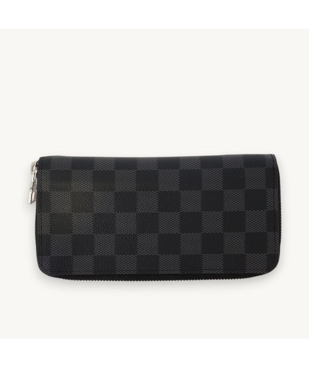 LOUIS VUITTON Черный кошелек из искусственной кожи, фото 2