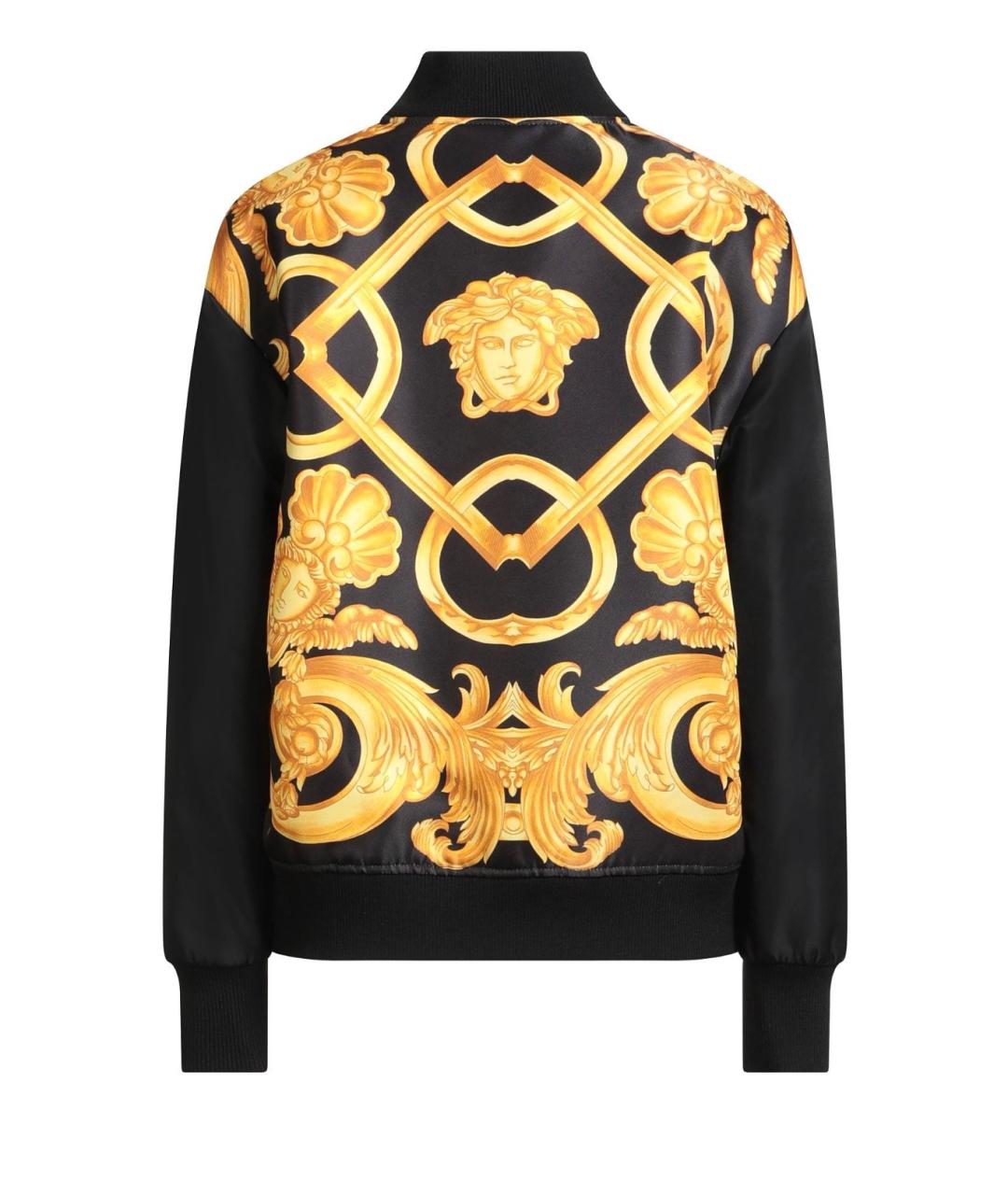 VERSACE Черная полиамидовая куртка, фото 2