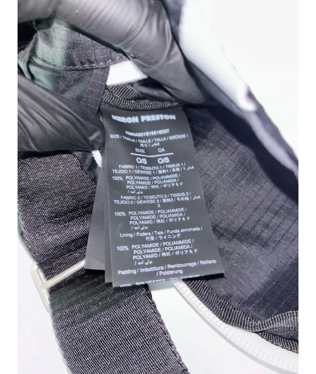 HERON PRESTON Черная нейлоновая поясная сумка, фото 3