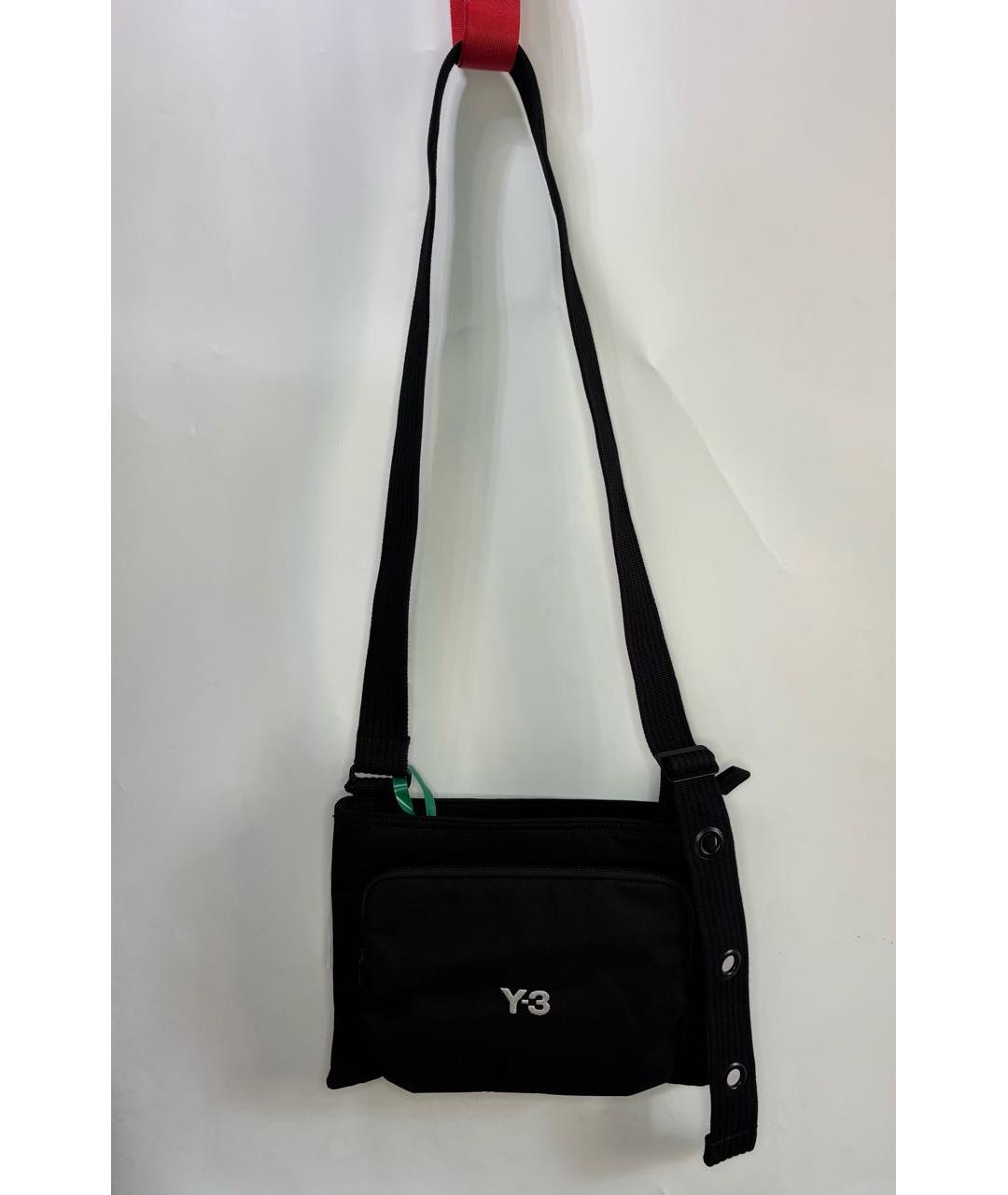 Y-3 Черная сумка на плечо, фото 8