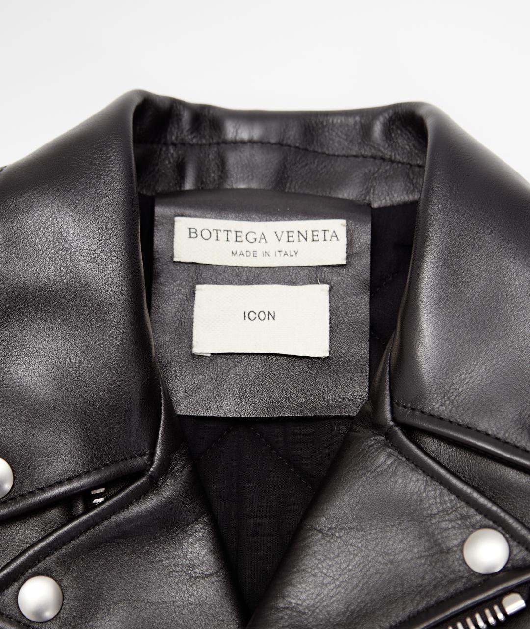 BOTTEGA VENETA Черная кожаная куртка, фото 6